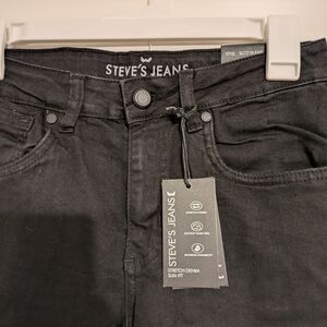 Boy's black denim jeans